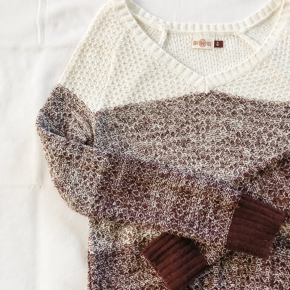 SO | Plush V-Neck Sweater